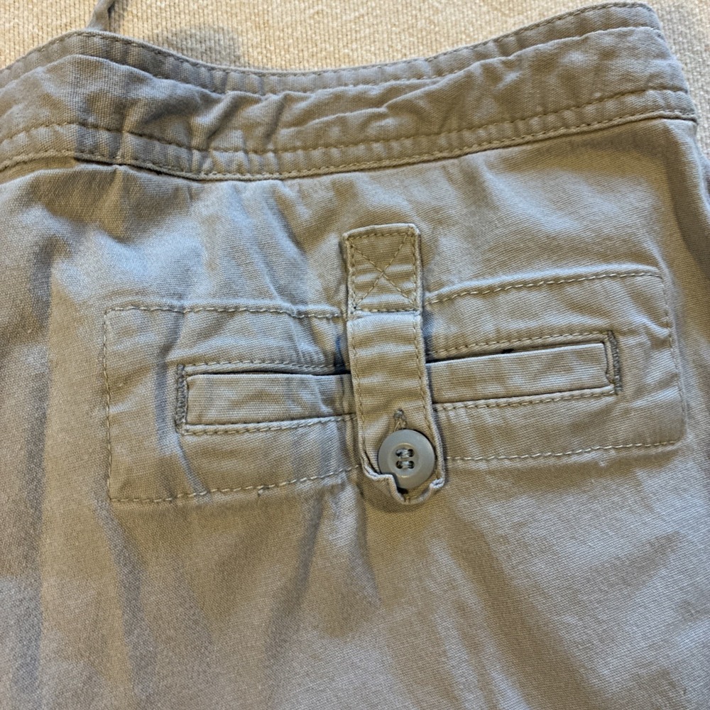 Prana Women's Pants Size 10 Gray Cropped Utility Cargo Gorpcore Camping-chic - Picture 9 of 13